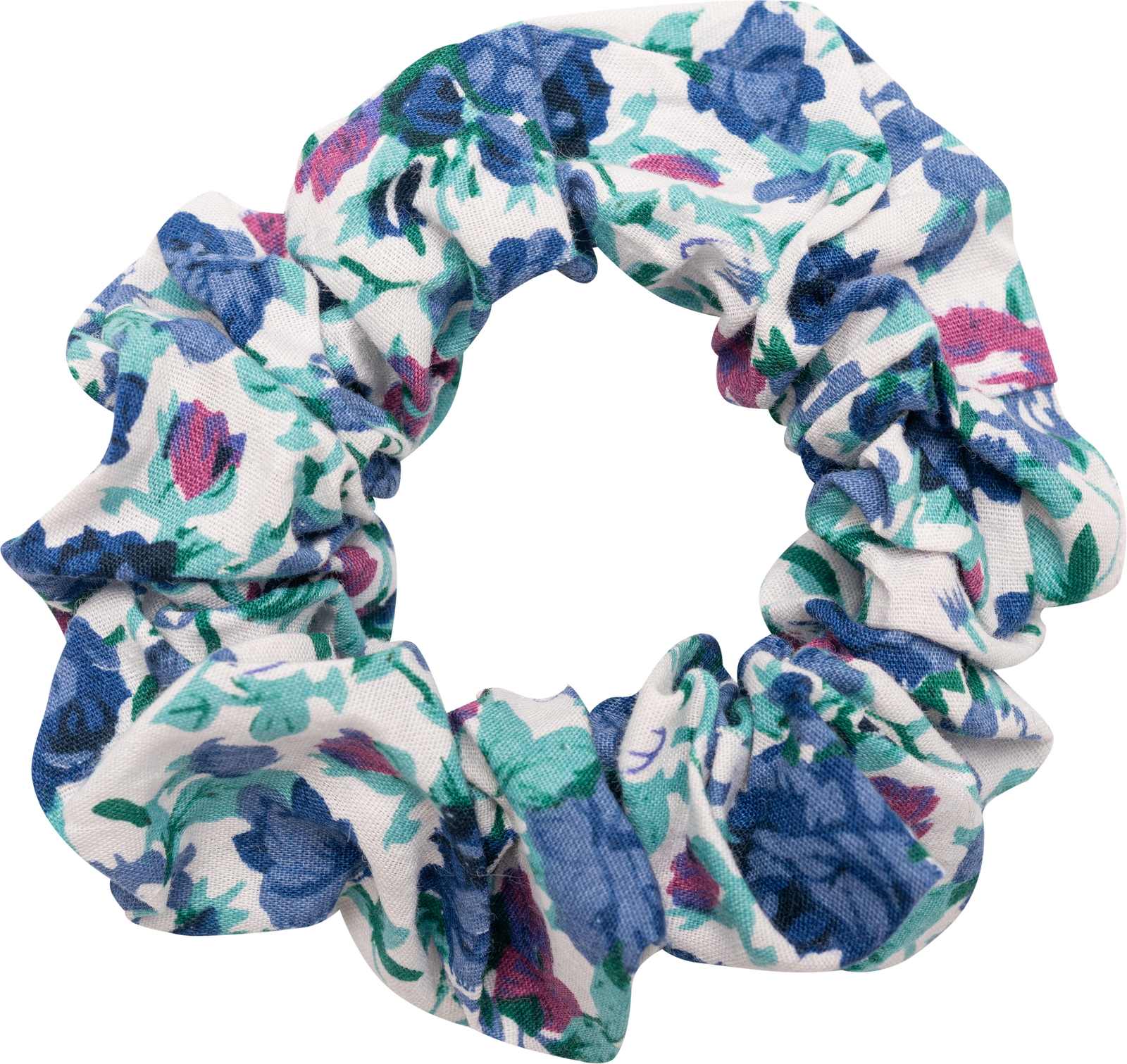 LOFBAZ Haargummis Mit Knöpfen – Ohrenschoner Für Masken, Dehnbar, Waschbar, Buntes Blumenmarine-Design