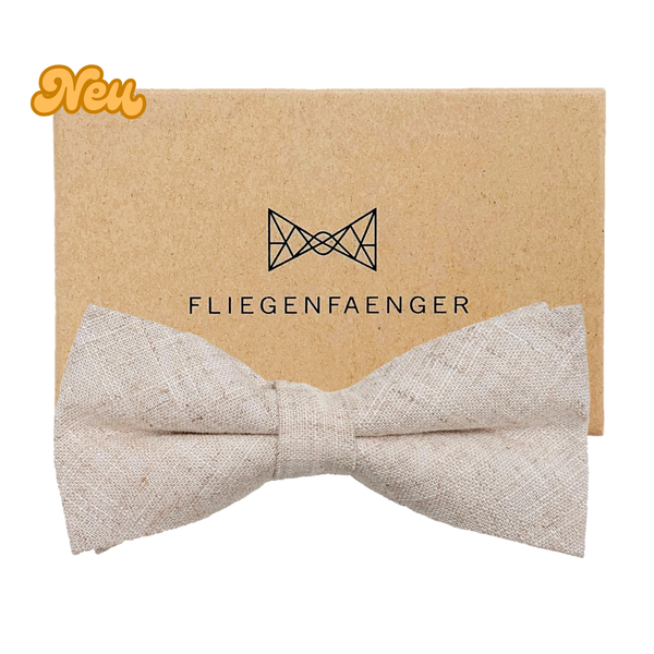 Fliege Beige Offwhite