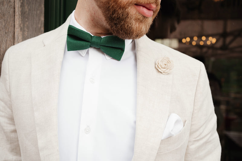 Ansteckblume Weiß Boutonniere