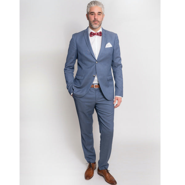 fliege outfit anzug kaufen herren einstecktuch fliegenfaenger blau rot