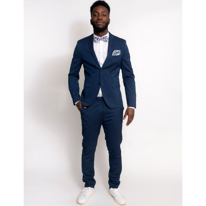 fliege outfit anzug kaufen herren einstecktuch fliegenfaenger blau rot