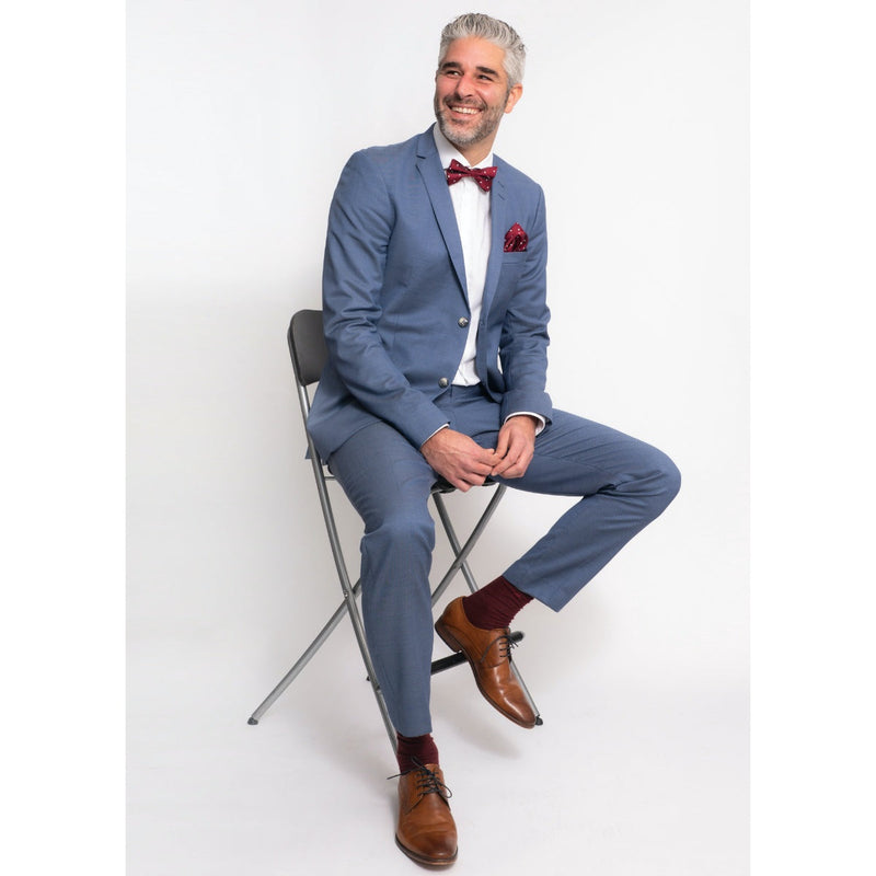 Set "Blickfaenger" Rot Boutonniere