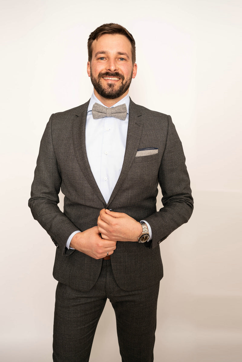 Set "Hannes" Fliege Einstecktuch