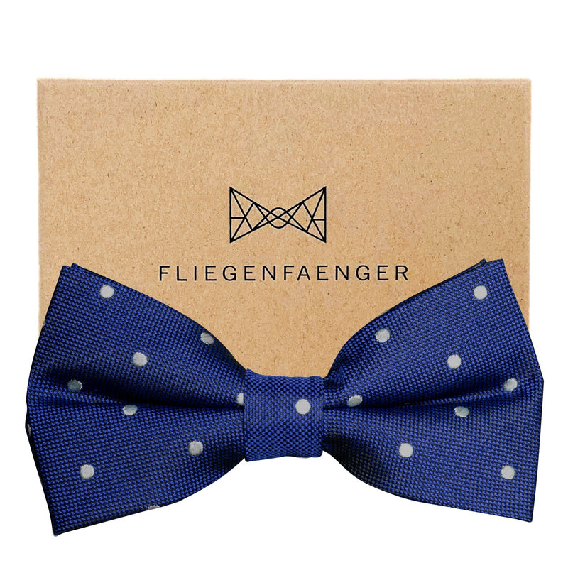 Blaue Fliege gepunktet  "Blickfaenger" Blau