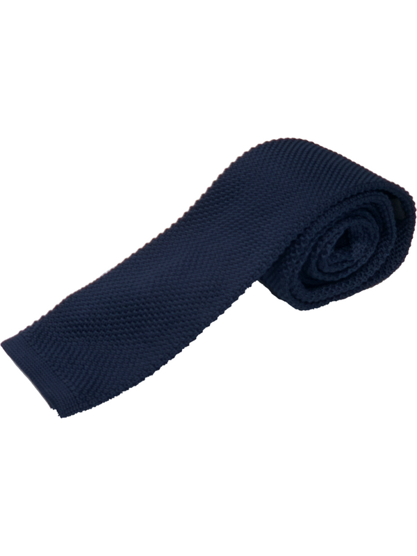 Krawatte "Strick" Blau