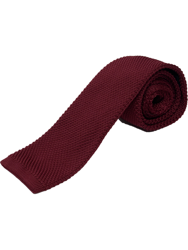 Krawatte "Strick" Rot