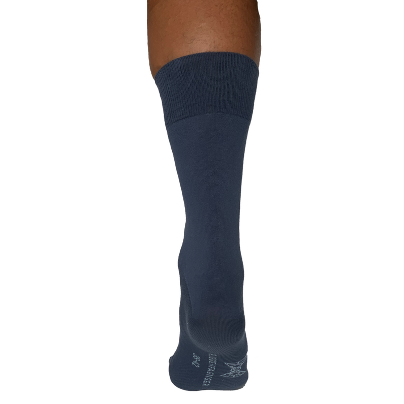 Anzug Socken Herren Bio Baumwolle Blau