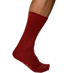 Anzug Socken Herren Bio Baumwolle Rot