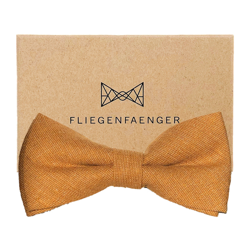 Set "Bastian" Fliege Einstecktuch Senf *Herbst Edition